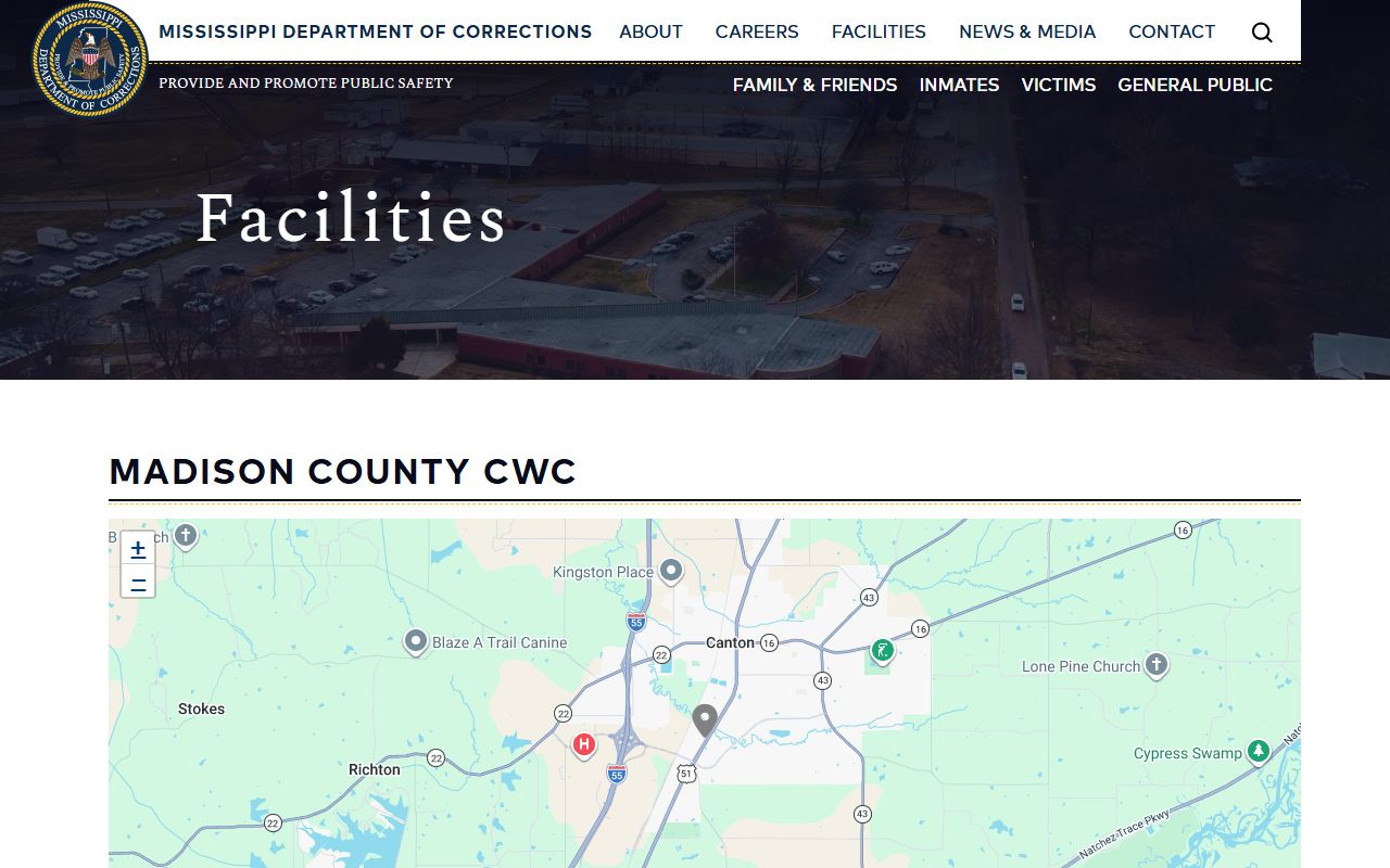 Madison County CWC MDOC facility page